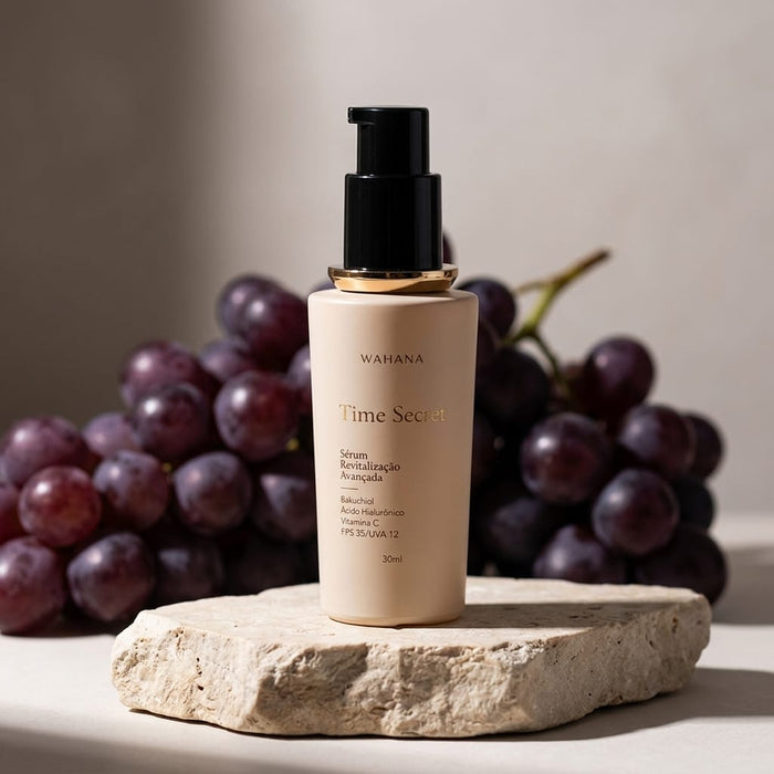Resveratrol no Skincare: O Antioxidante da Longevidade - Time Secret