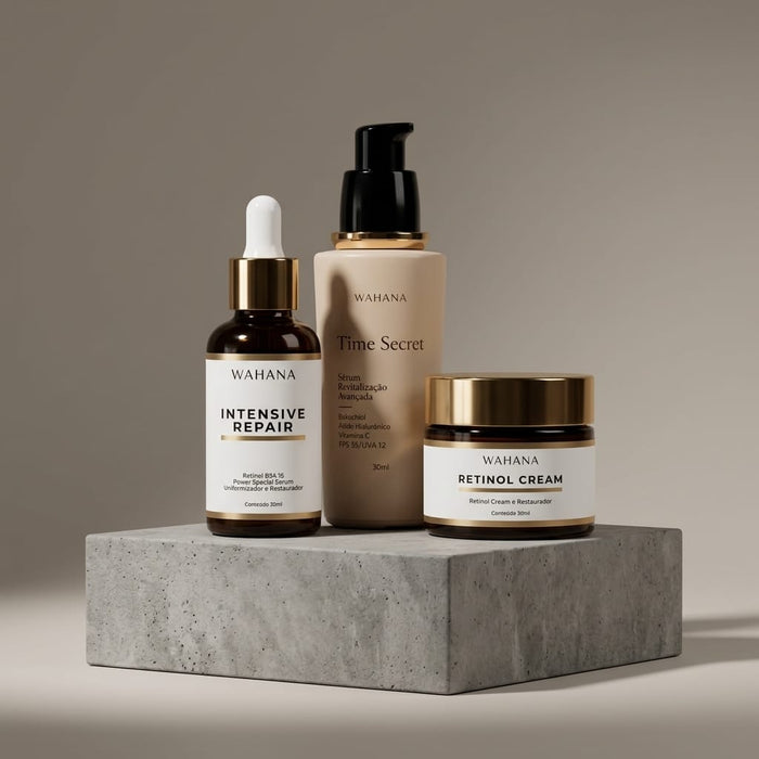 Skinimalism: Como ter resultados incríveis com poucos produtos - Time Secret e Intensive Repair
