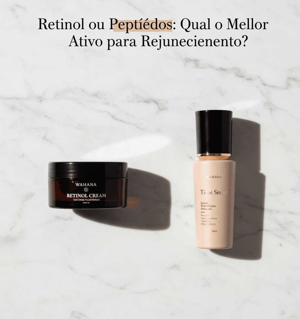 Retinol ou Peptídeos: Qual o Melhor Ativo para Rejuvenescimento? - Retinol Cream e Time Secret
