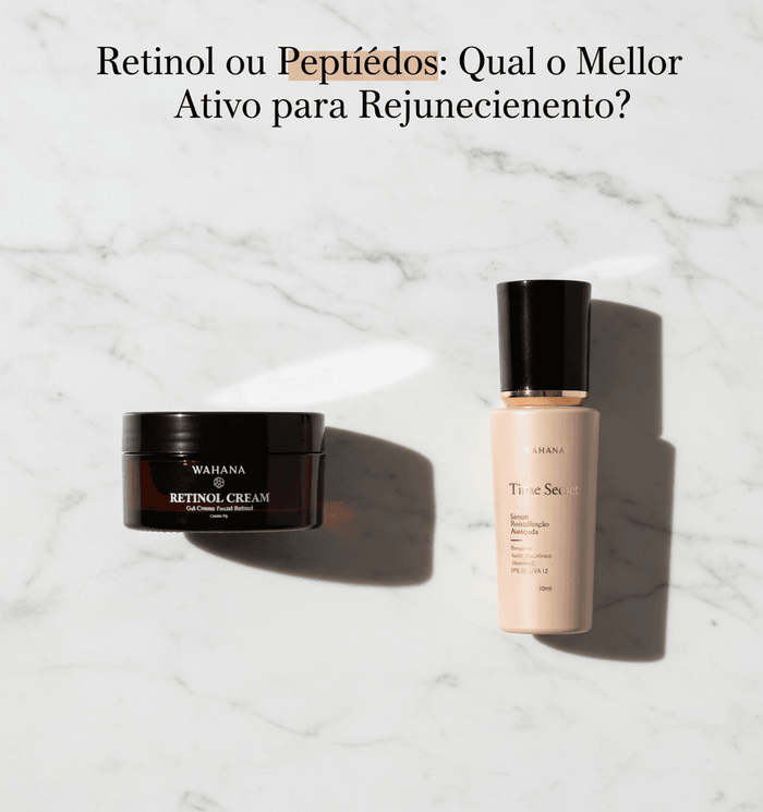 Retinol ou Peptídeos: Qual o Melhor Ativo para Rejuvenescimento? - Retinol Cream e Time Secret