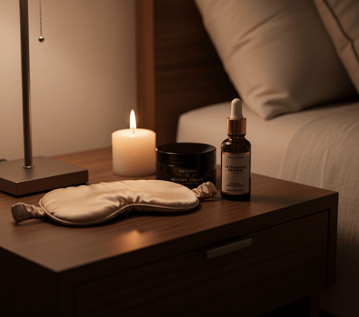 Skincare Noturno: O Ritual Perfeito para Acordar Radiante - Retinol Cream e Intensive Repair