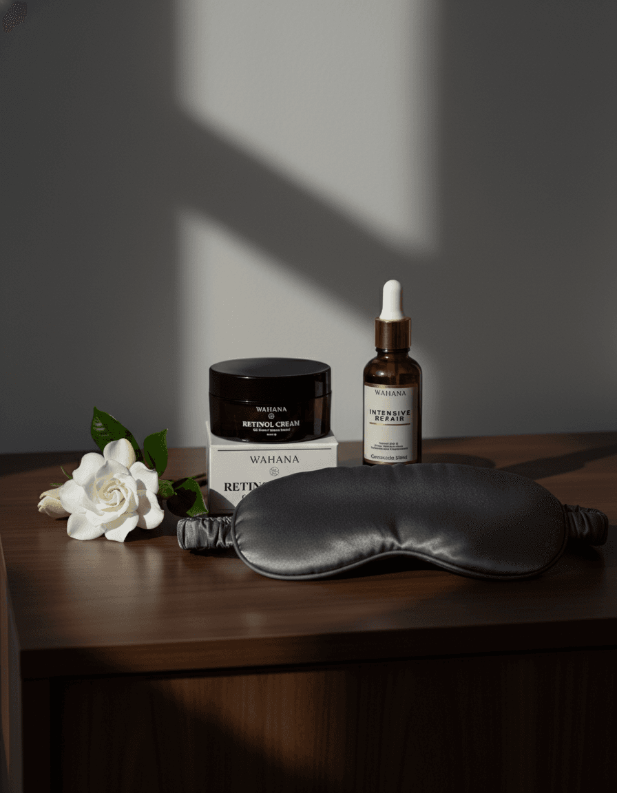 Rotina de Skincare Noturna Passo a Passo para Rejuvenescimento - Retinol Cream e Intensive Repair