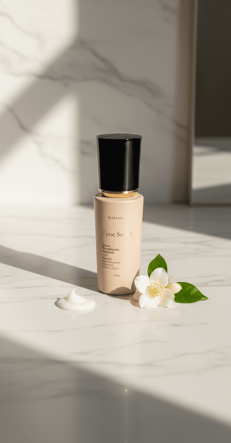 Como Combinar Vitamina C de Manhã e Retinol à Noite na Pele Madura - Time Secret