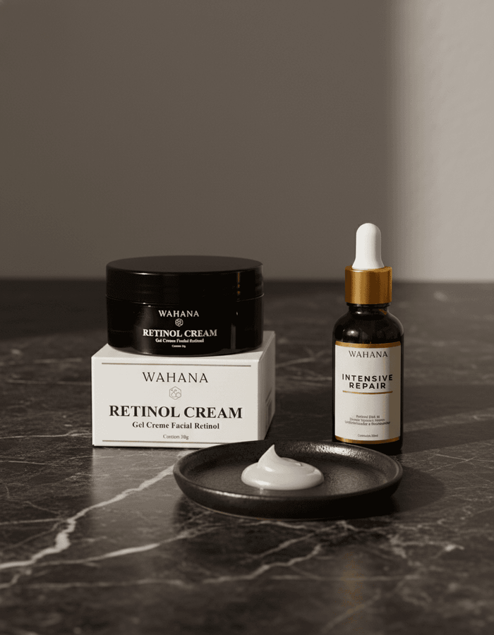 Retinol vs. Ácido Hialurônico: Como Combinar para Máximo Efeito Anti-Idade - Retinol Cream e Intensive Repair