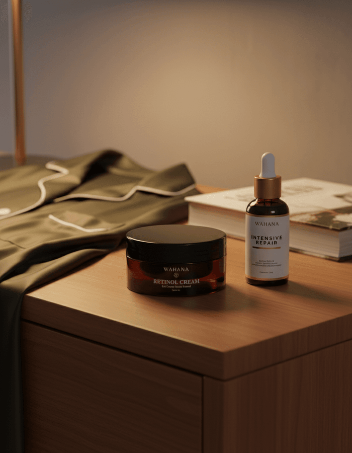 Skincare Noturno: O Ritual Perfeito para Regeneração da Pele - Retinol Cream e Intensive Repair