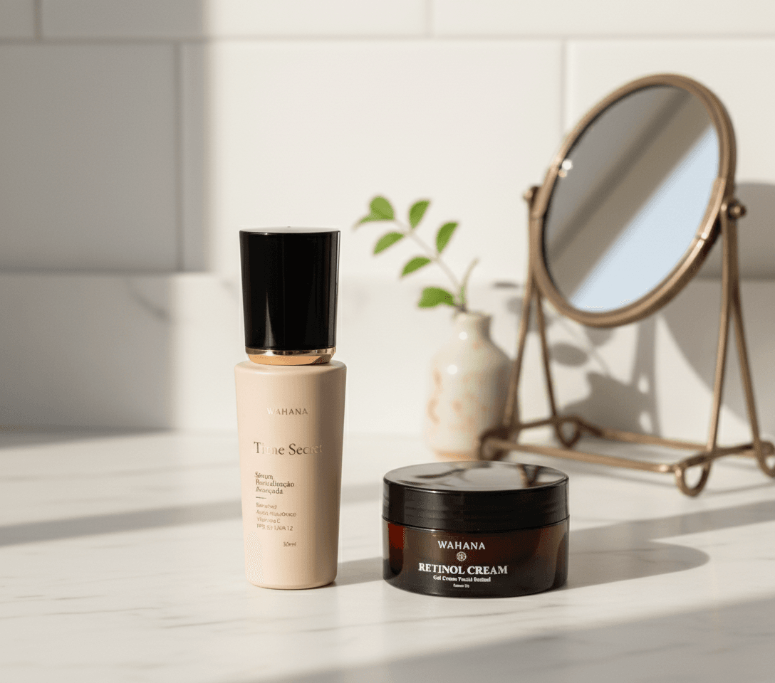 Benefícios da Vitamina C e Retinol: A Dupla Imbatível - Time Secret e Retinol Cream