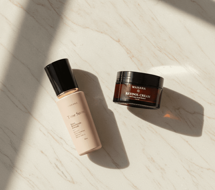 Bakuchiol vs Retinol: Qual o Melhor para Pele Madura Sensível? - Time Secret e Retinol Cream