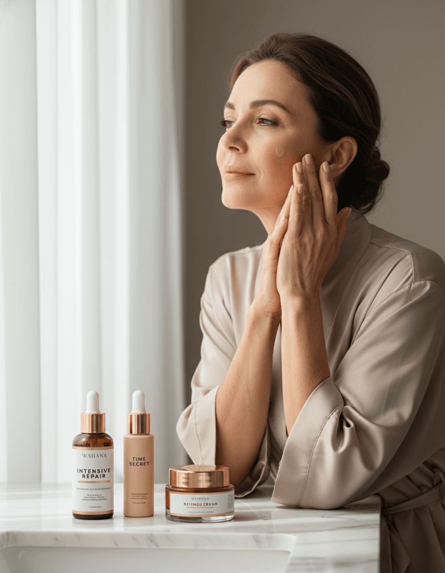 Qual a melhor rotina de skincare para pele madura depois dos 50 anos? - Intensive Repair