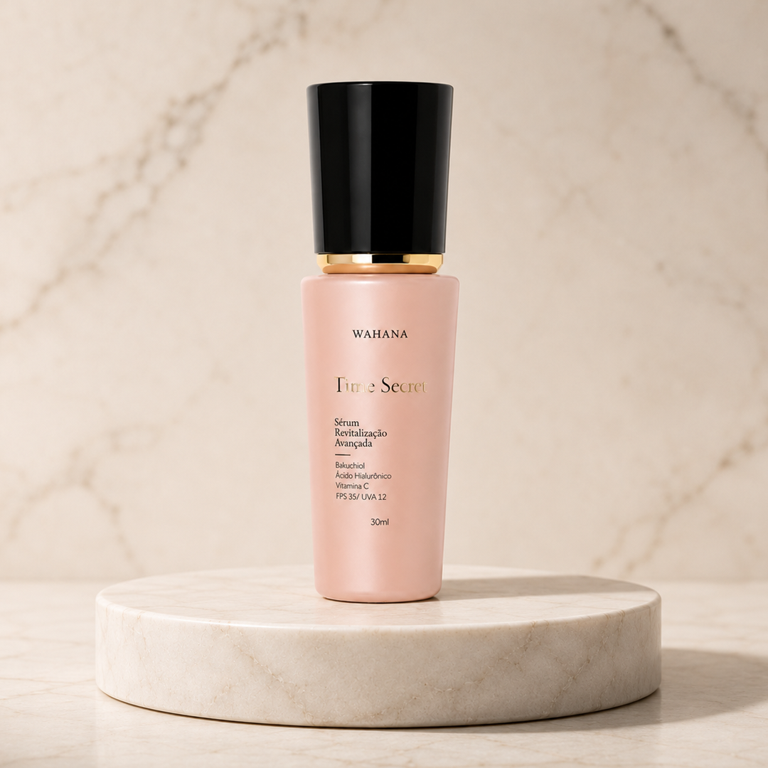 Rejuvenescedor Time Secret — fundo marmorizado