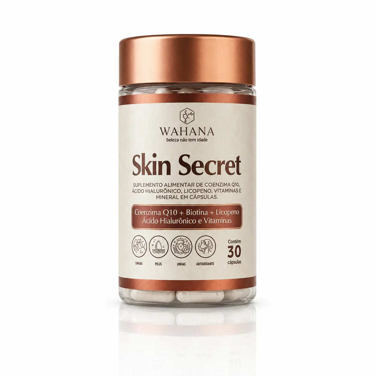 Skin Secret — fundo branco
