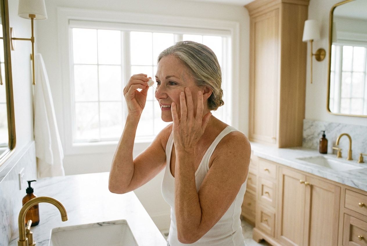 manchas senis no rosto e cuidados com a pele madura