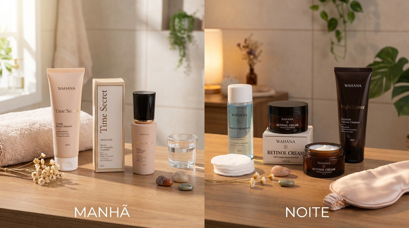 rotina skincare pele madura - organização educativa