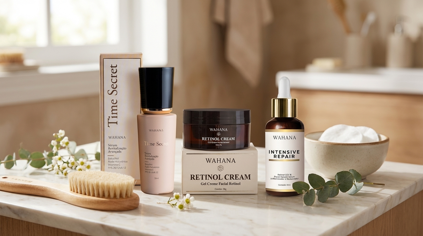 manchas senis - cuidado diário com produtos reais Wahana