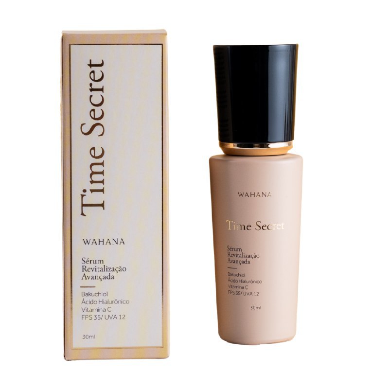 Time Secret Wahana em rotina de skincare para pele madura