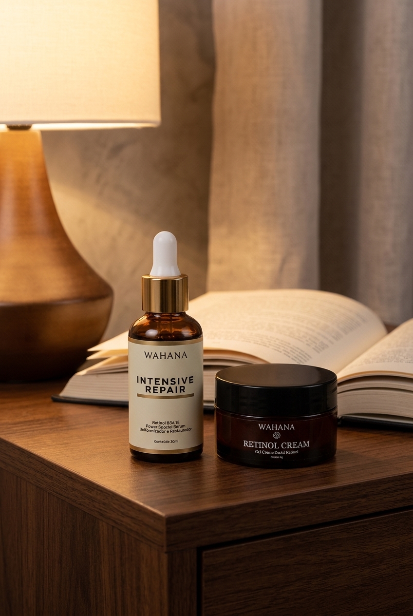 Serum Intensive Repair Wahana: Como Combater a Flacidez em 30 Dias - Intensive Repair e Retinol Cream