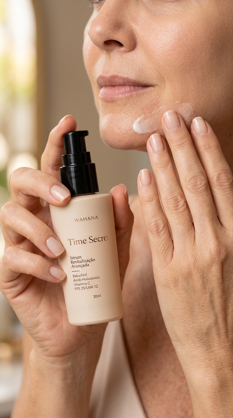 Niacinamida e acido hialuronico: A dupla perfeita para pele 50+ - Time Secret