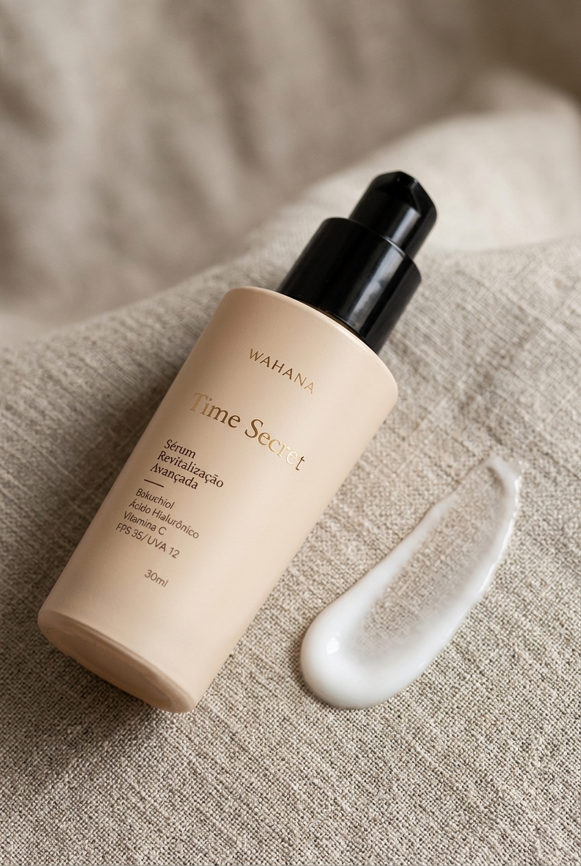 Protetor Solar que não deixa a pele madura branca ou oleosa - Time Secret