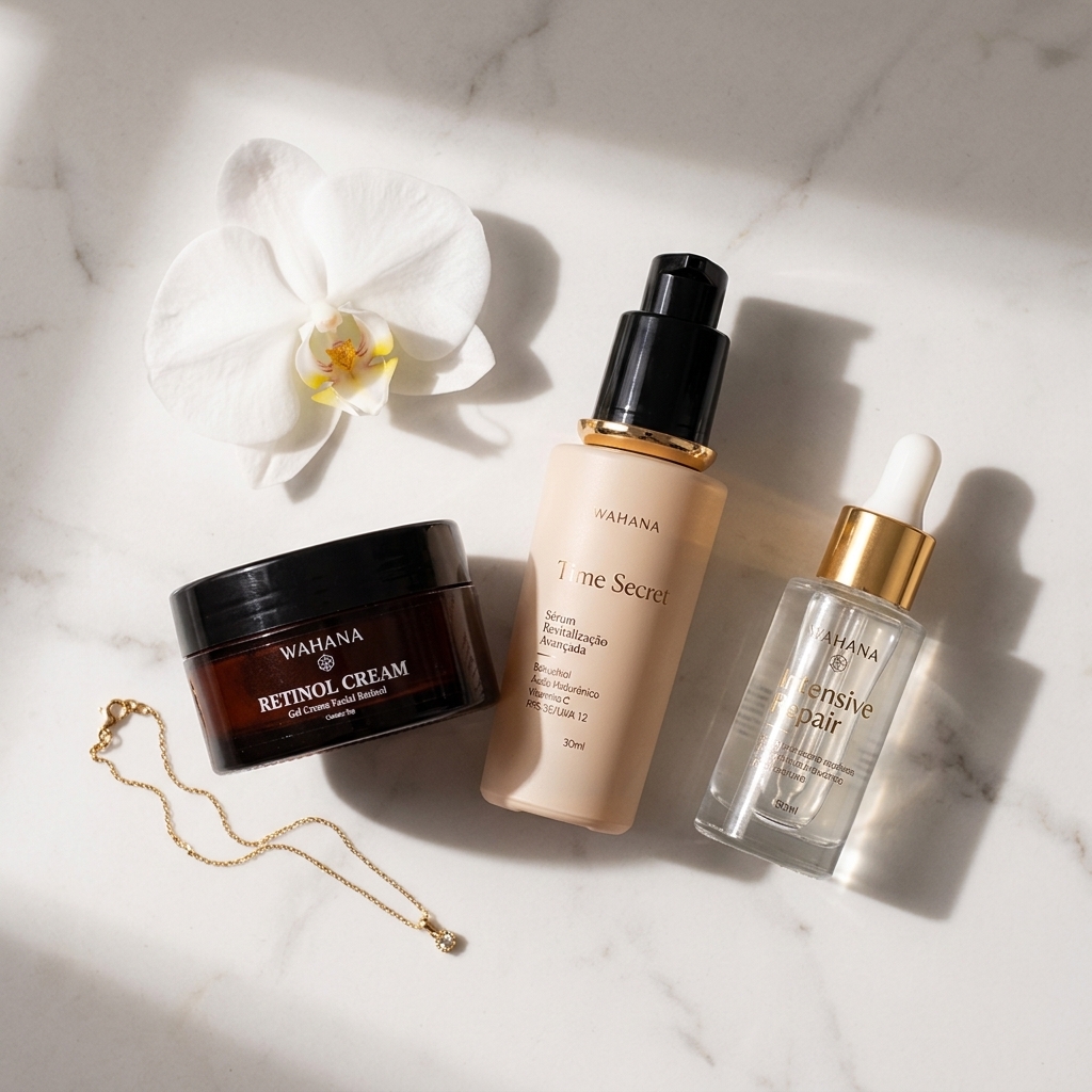 Skincare aos 40 anos: O Que Muda e Como Adaptar Sua Rotina - Time Secret e Retinol Cream