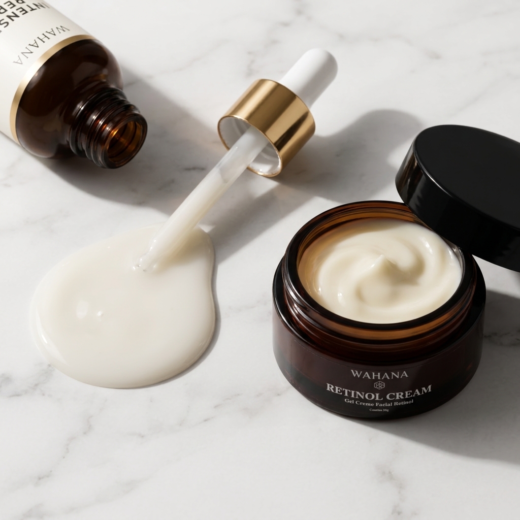 Sérum ou Creme? Entenda a Diferença e Como Combiná-los - Intensive Repair e Retinol Cream