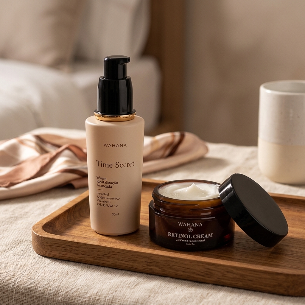 Manchas na Pele e Envelhecimento: Como Uniformizar o Tom - Time Secret e Retinol Cream