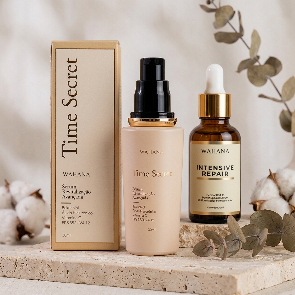 Manchas na Pele e Envelhecimento: Como Uniformizar o Tom - Time Secret e Intensive Repair