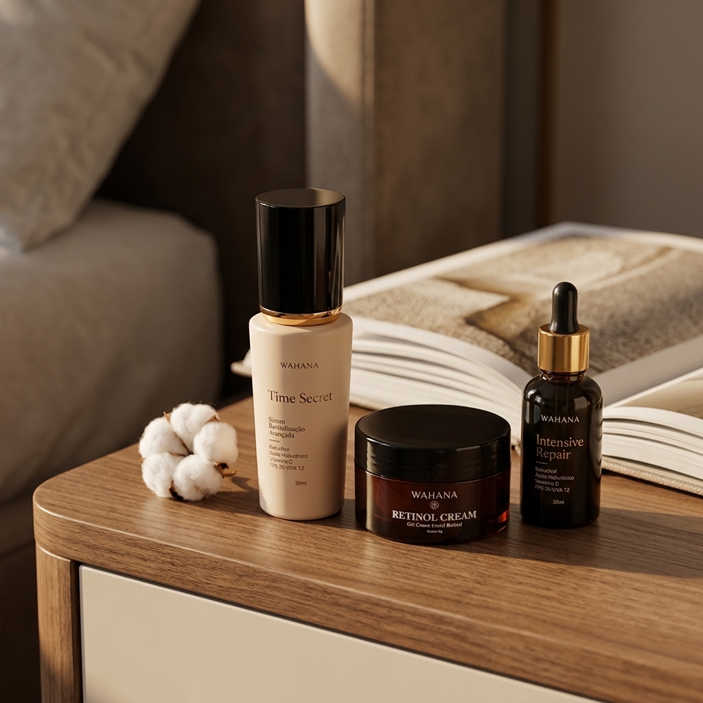 Rotina Anti-Idade aos 40 Anos: O Que Realmente Funciona - Time Secret e Retinol Cream