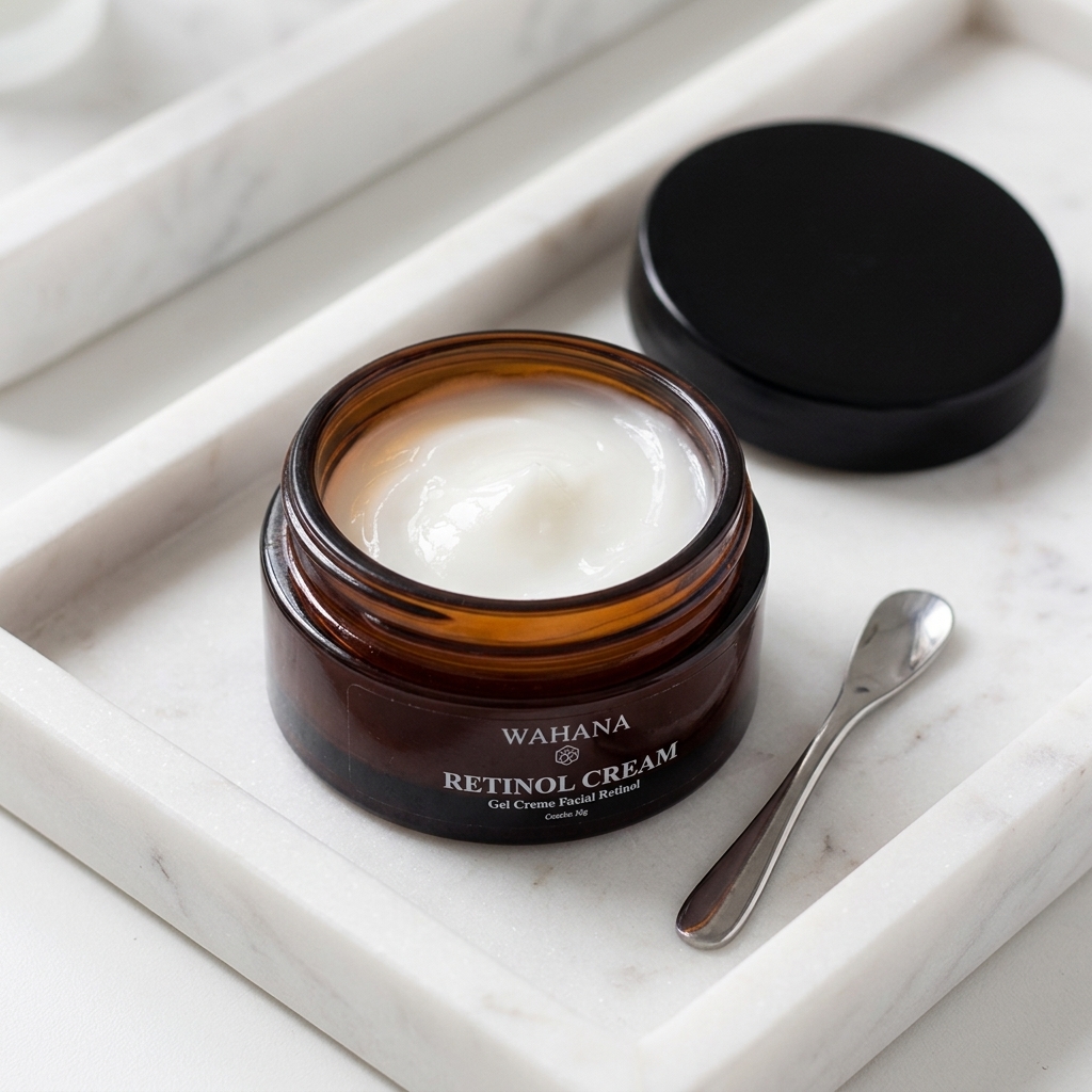 Skincare Noturno Passo a Passo: Maximize a Renovação Celular - Retinol Cream