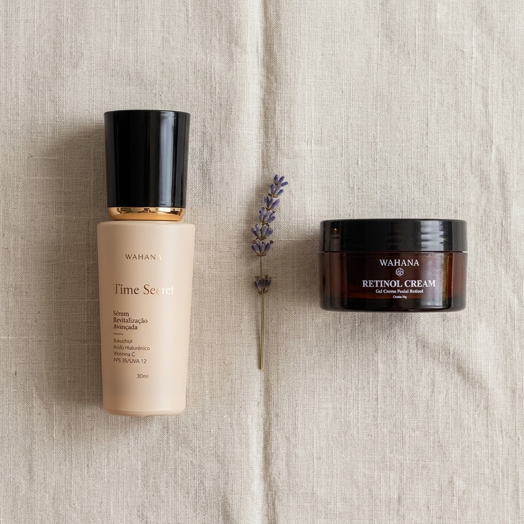 Skincare Minimalista: Como Ter Resultados com Poucos Produtos - Time Secret e Retinol Cream