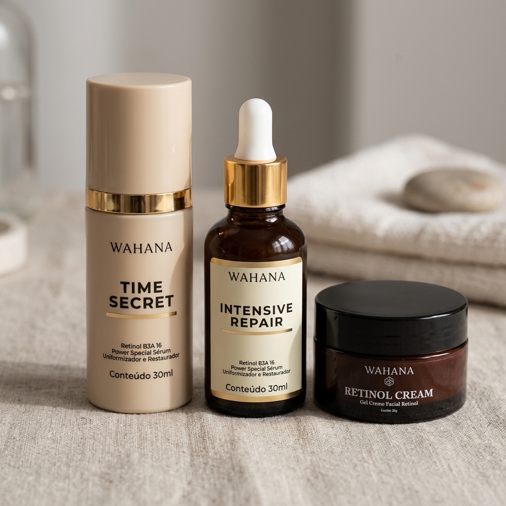 Melhor Produto para Flacidez no Rosto Depois dos 50 - Intensive Repair e Retinol Cream