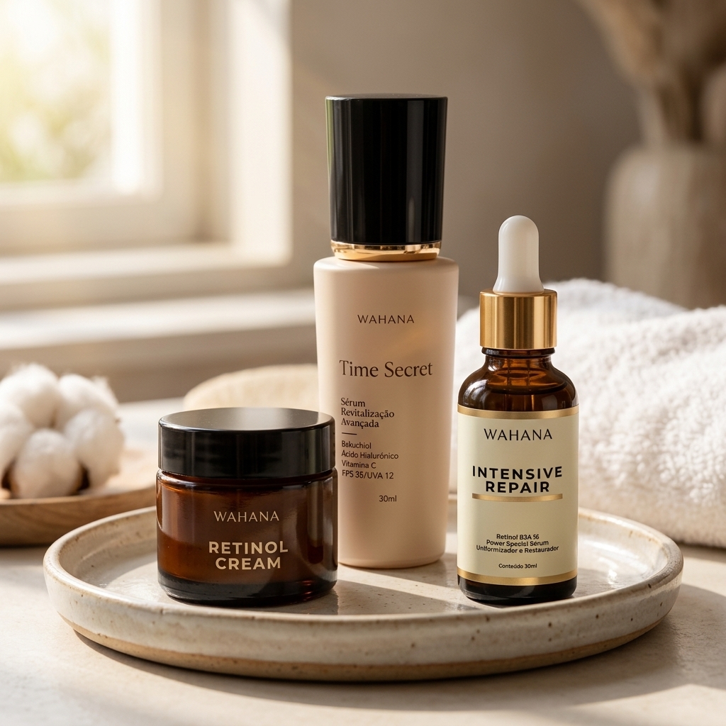 Niacinamida para Pele Madura com Sensibilidade - Intensive Repair e Time Secret