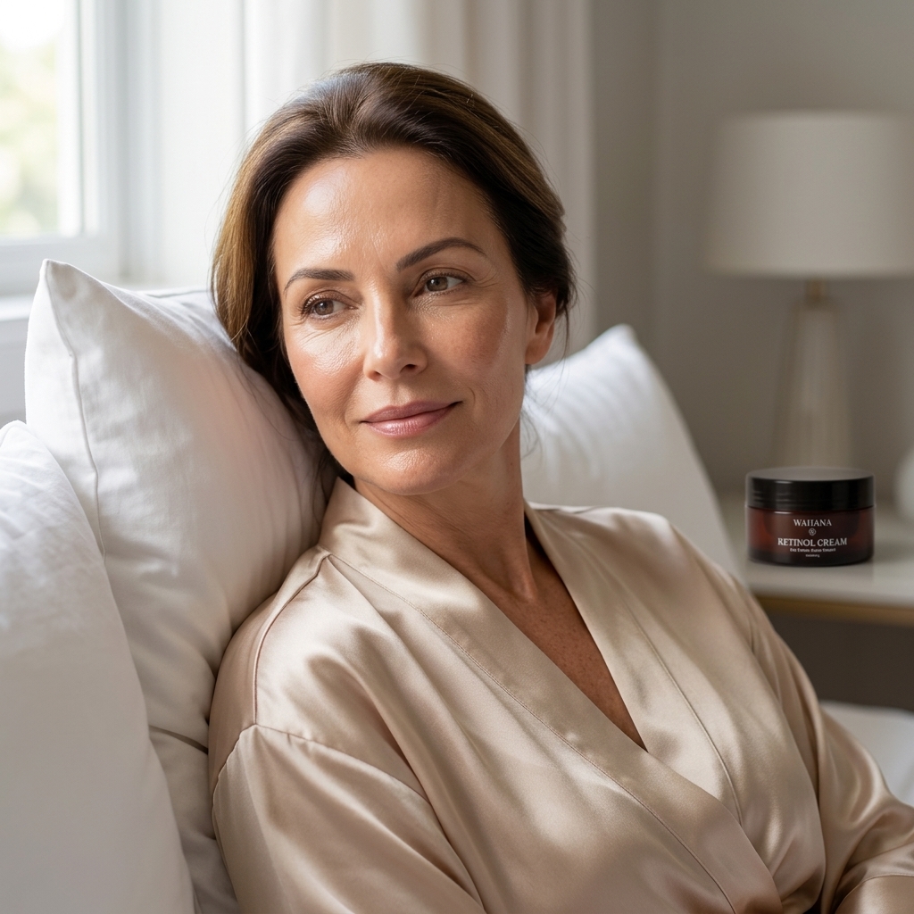 Rotina Noturna para Pele Madura: O Segredo do Sono de Beleza - Retinol Cream