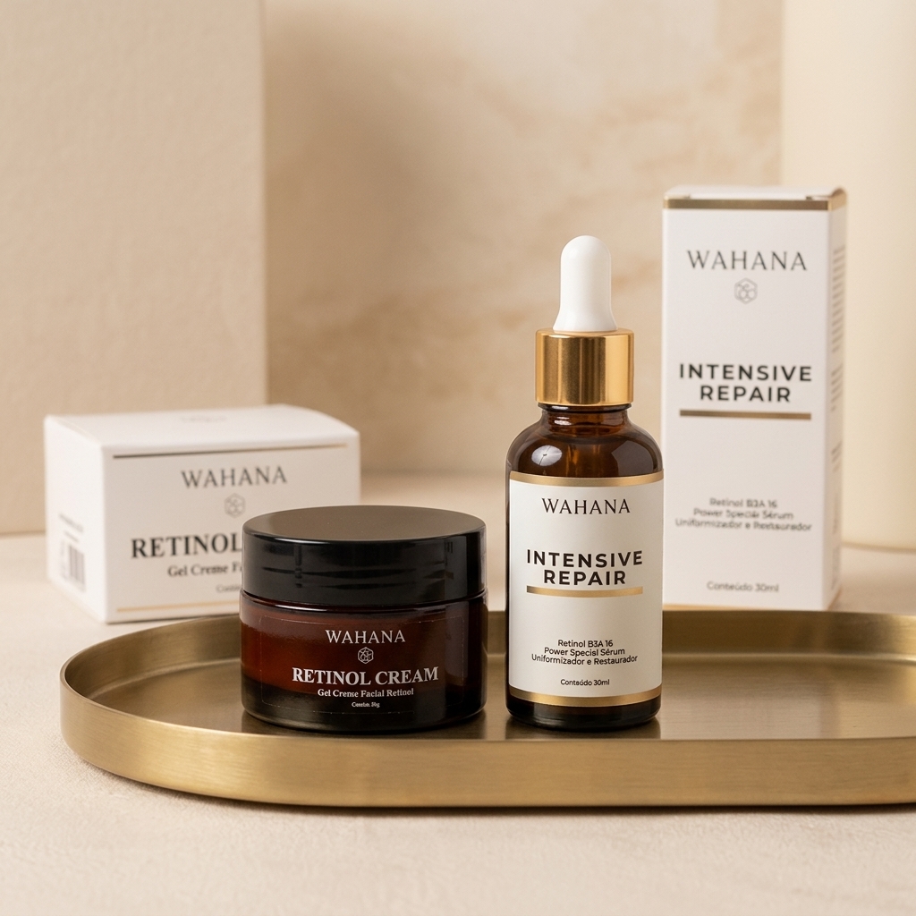 Rotina Noturna para Pele Madura: O Segredo do Sono de Beleza - Retinol Cream e Intensive Repair