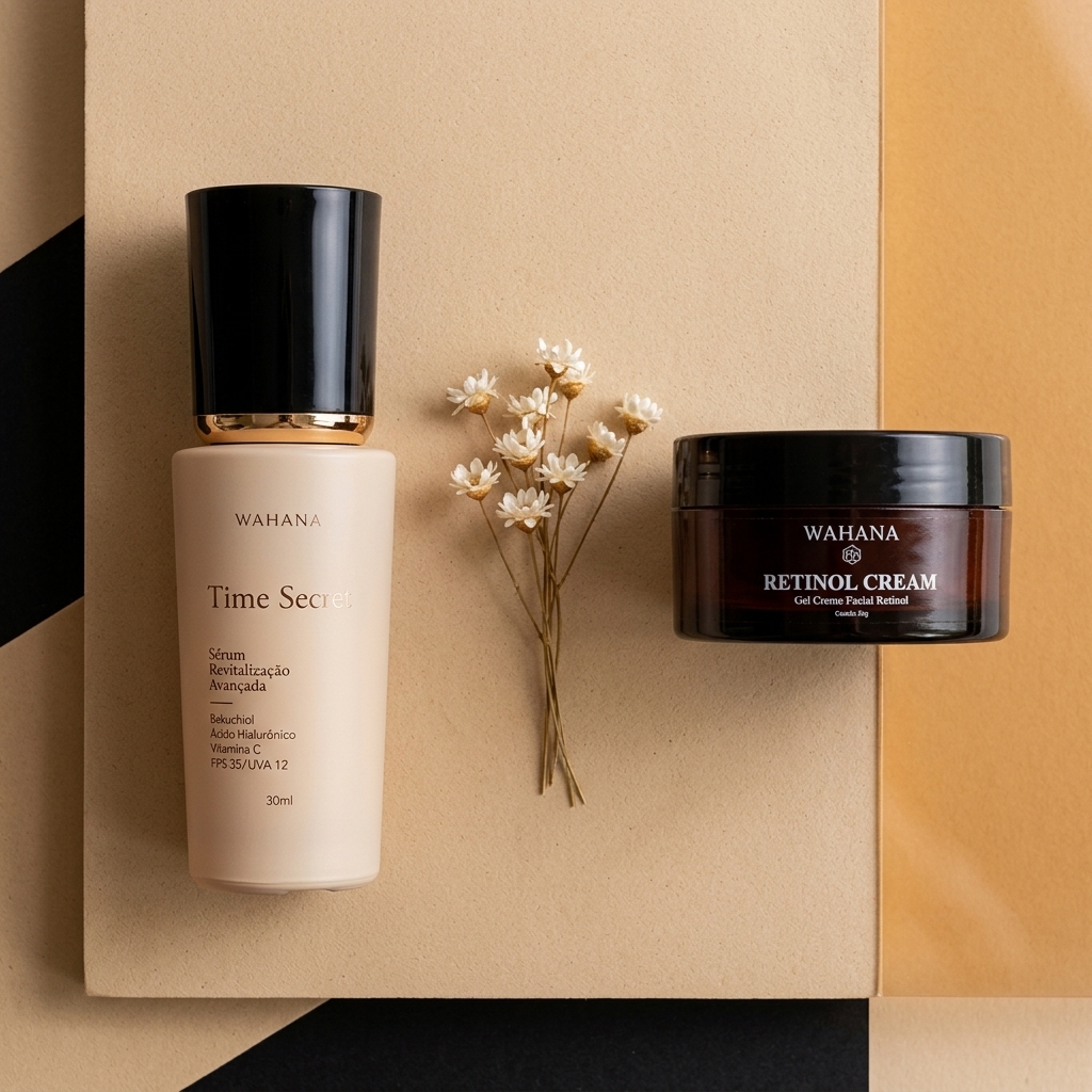 Ácido Hialurônico e Retinol: Como Combinar para Máximo Rejuvenescimento - Time Secret e Retinol Cream
