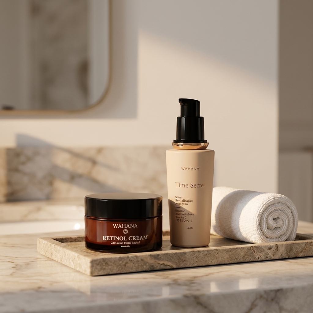 Rotina Noturna Perfeita: Como a Pele se Regenera Enquanto Você Dorme - Retinol Cream e Time Secret