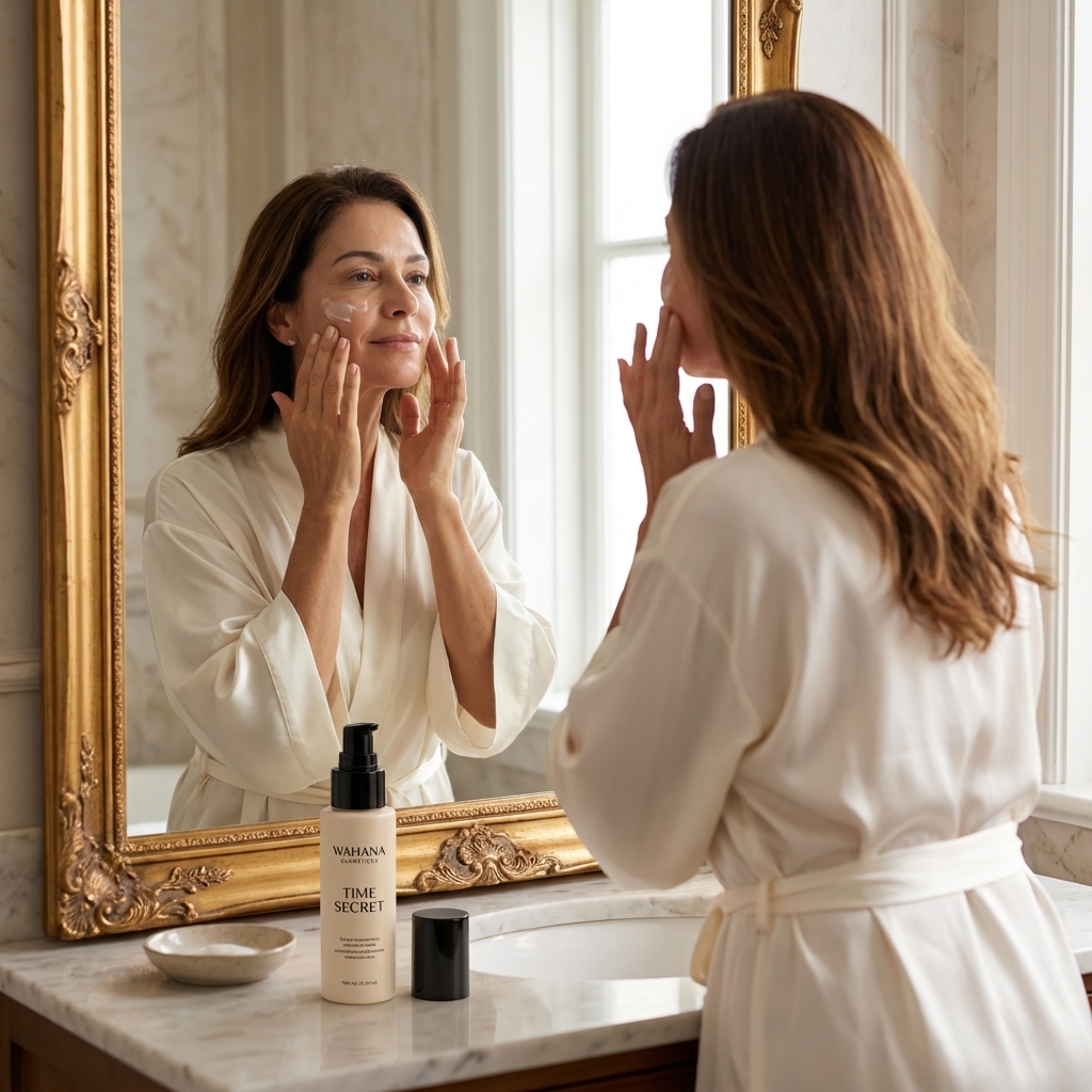 Rotina Diurna Perfeita para Pele Madura com Proteção Solar - Time Secret