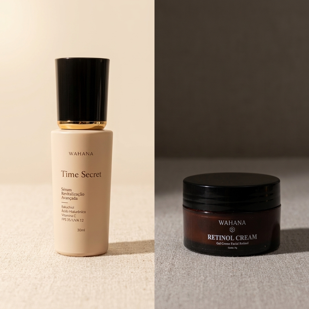 Alternativa Natural ao Retinol: Por Que o Bakuchiol é Ideal para Pele Sensível - Time Secret e Retinol Cream