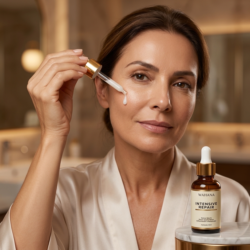 Por Que Unir Retinol e Ácido Hialurônico na Rotina Noturna - Intensive Repair