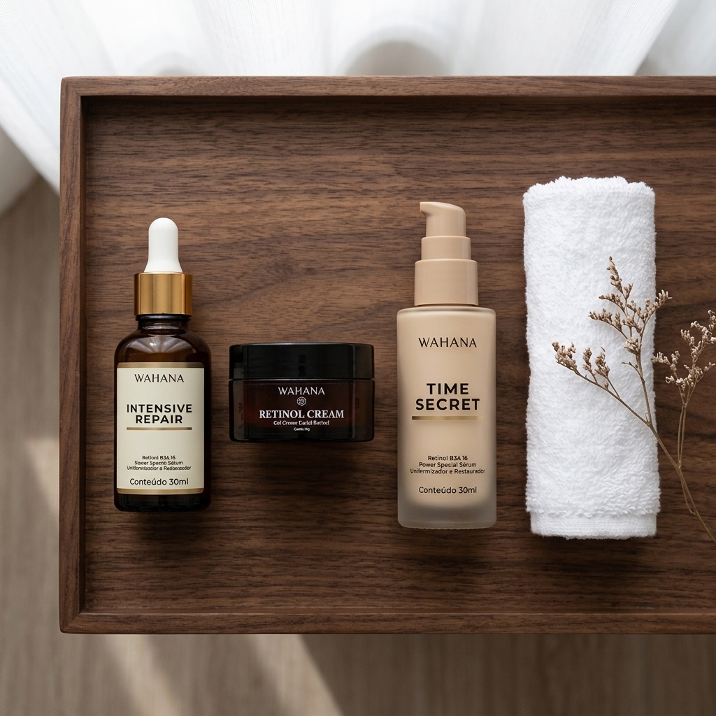 Por Que Unir Retinol e Ácido Hialurônico na Rotina Noturna - Retinol Cream e Intensive Repair