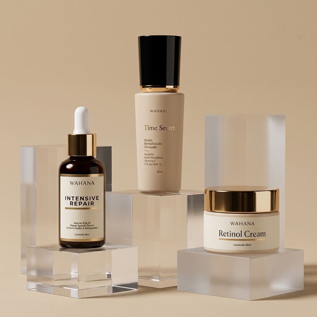 Rotina Anti-Idade Completa: Por Que Usar um Kit Potencializa Seus Resultados - Time Secret e Intensive Repair