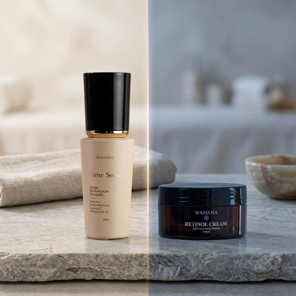 Peptídeos vs Retinol: Qual o Melhor para Sua Pele? - Time Secret e Retinol Cream