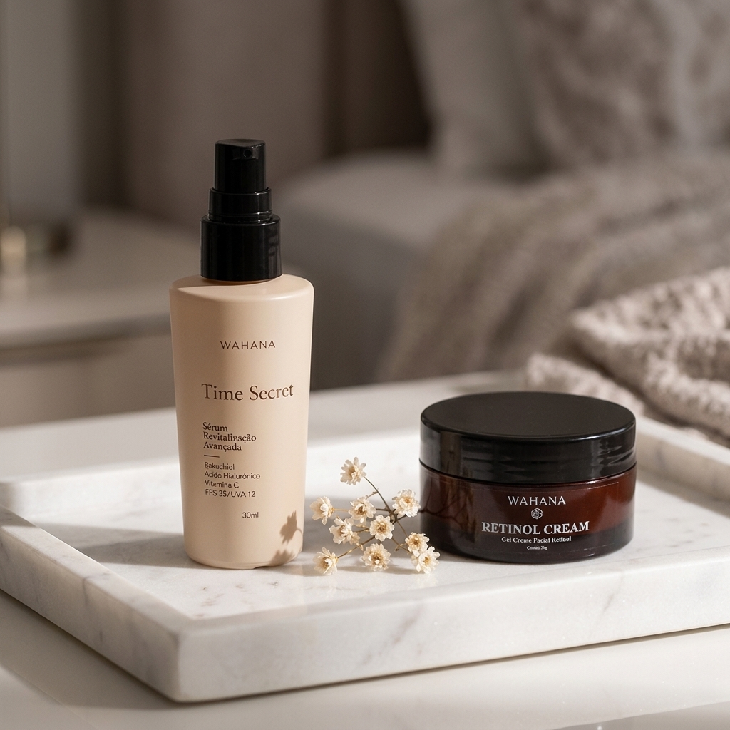 Skincare para Pele Madura: Guia Definitivo e Ativos Essenciais - Time Secret e Retinol Cream