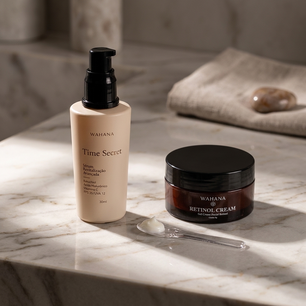 Skincare para Pele Madura: Guia Definitivo e Ativos Essenciais - Time Secret e Retinol Cream