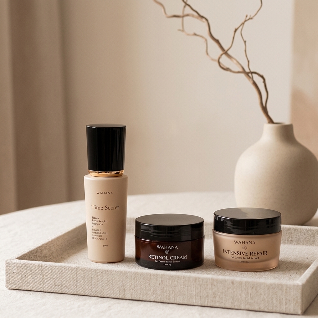 Skincare para Pele Madura: Guia Definitivo e Ativos Essenciais - Time Secret e Retinol Cream