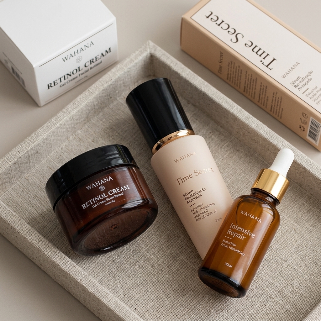 Manchas na Pele: Como Clarear e Uniformizar o Tom do Rosto - Retinol Cream e Time Secret