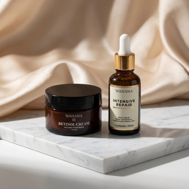 Ácido Hialurônico e Retinol: Como Combinar os Dois Ativos Mais Poderosos - Retinol Cream e Intensive Repair