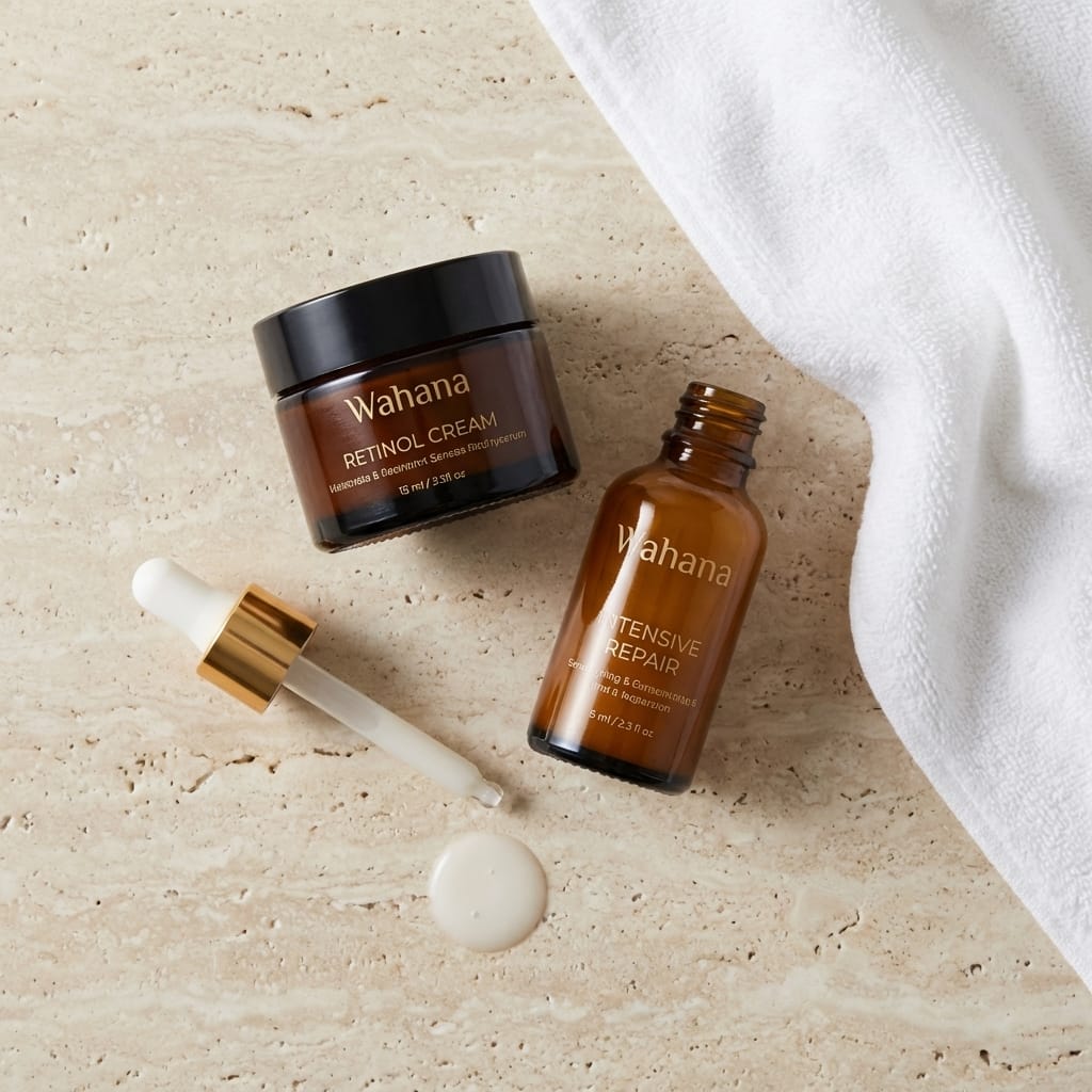 Retinol para Iniciantes: Como Usar Sem Irritar a Pele - Retinol Cream e Intensive Repair