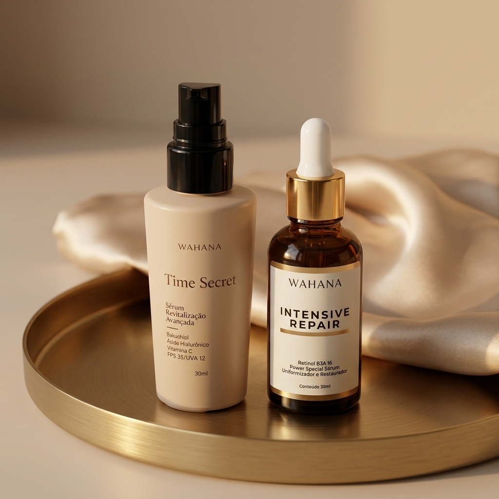 Bakuchiol para pele madura depois dos 50: A alternativa gentil ao retinol - Time Secret e Intensive Repair