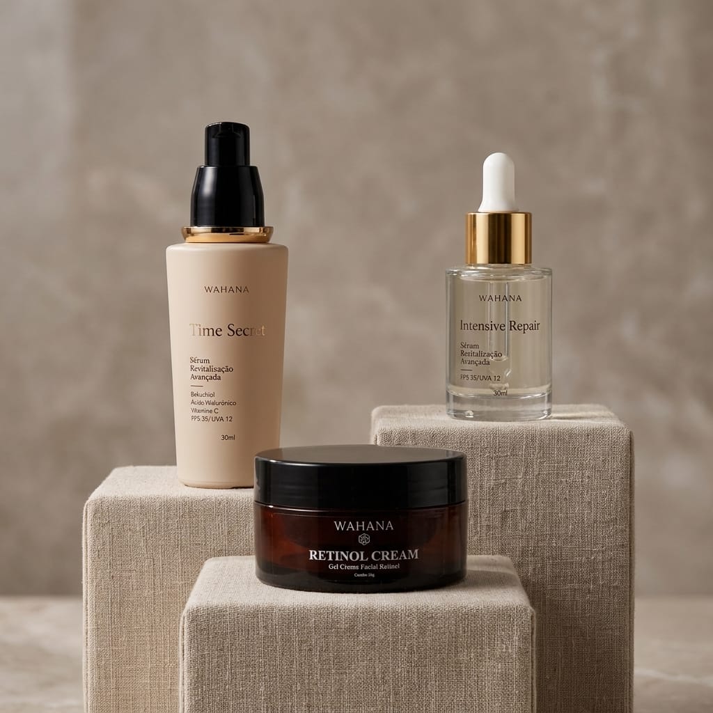 Retinol em creme vs Sérum: Qual a melhor textura para pele 60+? - Retinol Cream e Time Secret