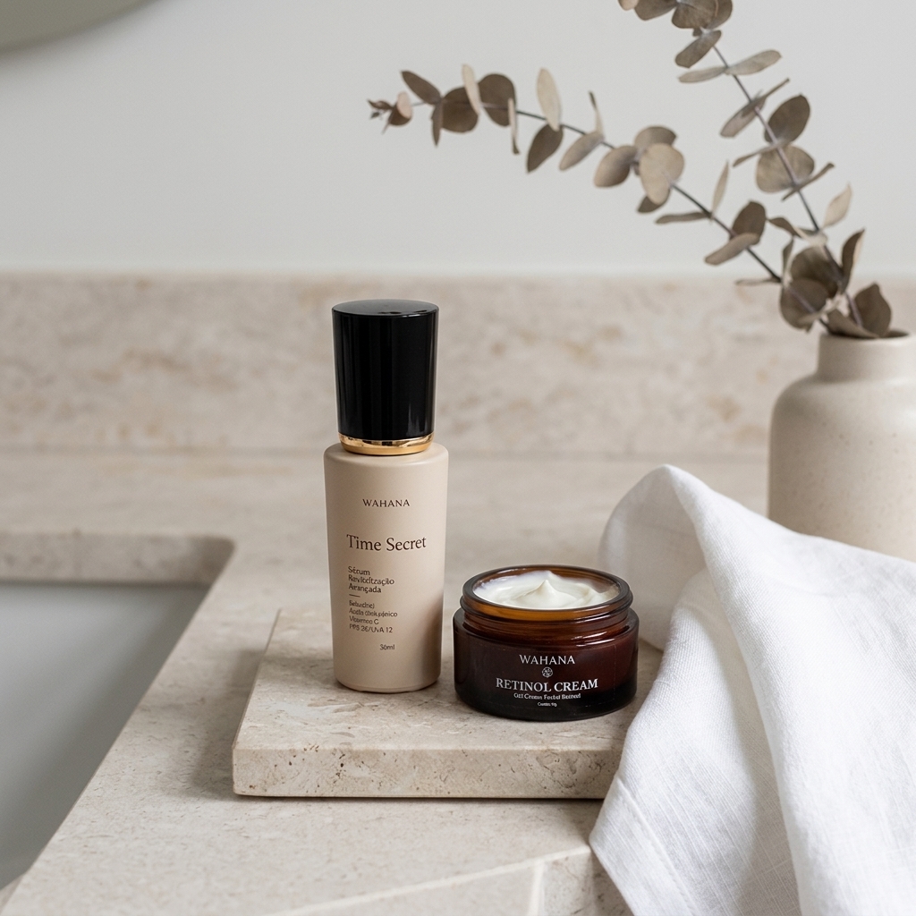 O que é o tripé de sustentação da pele madura? - Time Secret e Retinol Cream