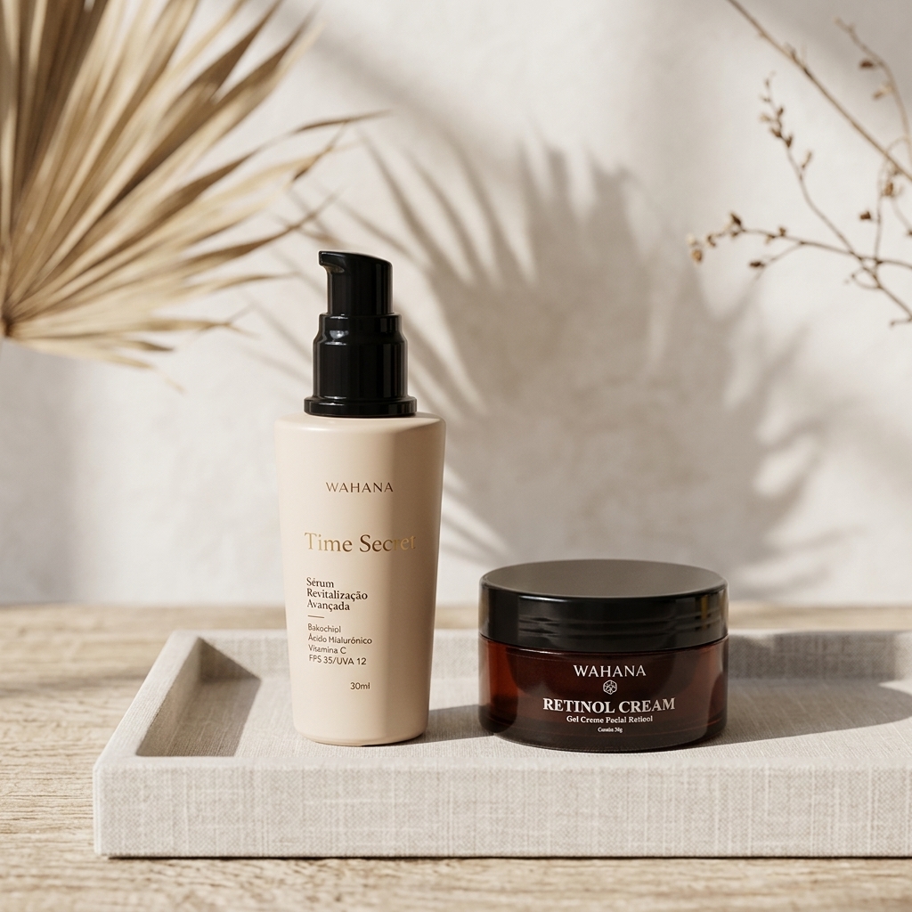 Rotina de Skincare aos 40 anos: O que muda e como adaptar - Time Secret e Retinol Cream